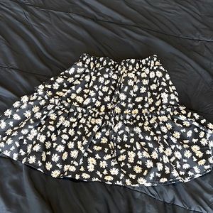Daisy floral skirt